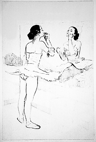 lala (intaglio drypoint)